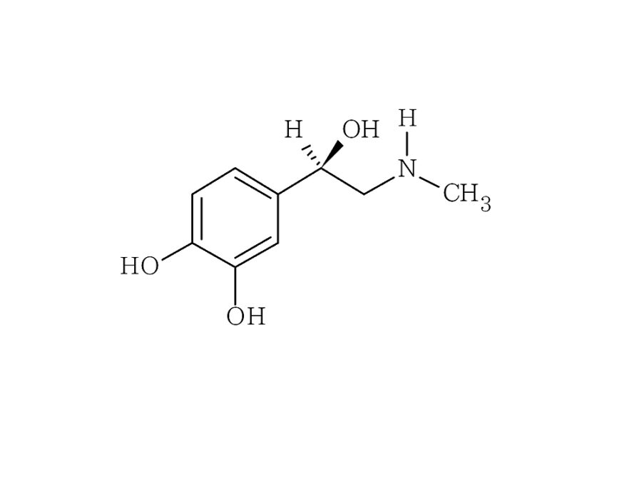 アドレナリンの分子構造